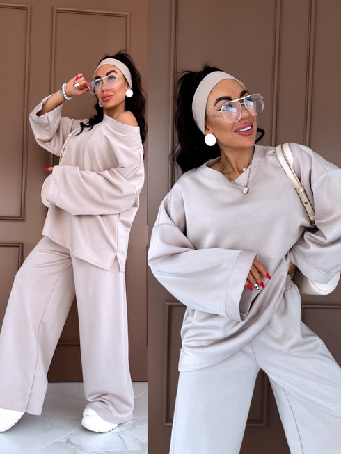 LARGE SIZE set "MANHATTAN" - LIGHT BEIGE